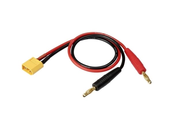 Reely ladekabel [1x lamellkontakt 4 mm - 1x XT60-kontakt] 30,00 cm (RE-6799038)