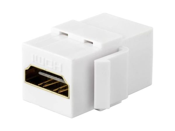 Renkforce RF-4532674, Tasainen, Valkoinen, HDMI, HDMI, Naaras, Naaras