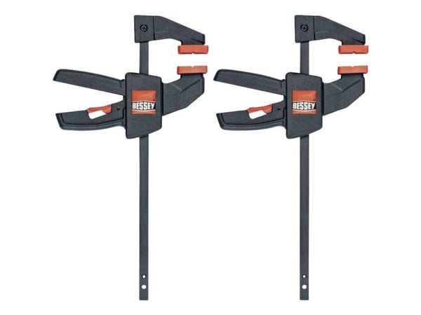 BESSEY EZS11-4, F-klemme, Plast, Stål, 2 stykker, 11 cm
