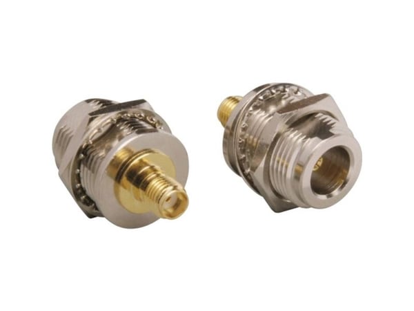 BKL Electronic 0404084 0404084 SMA-sovitin SMA-liitäntä - N-liitäntä 1 kpl