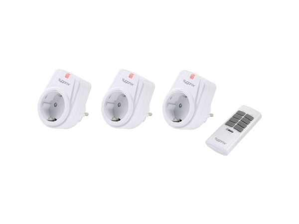 Sygonix RSL stikkontaktsett mellomplugg med bryteeffekt (max.) 1000 W, rekkevidde maks. 30 m i åpent felt (SY-4532434)