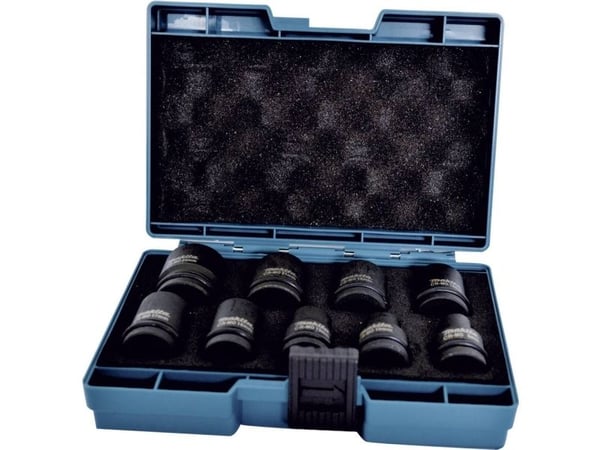 Makita - Impact socket set - 9 deler - 1/2" - firkantet - firkantet