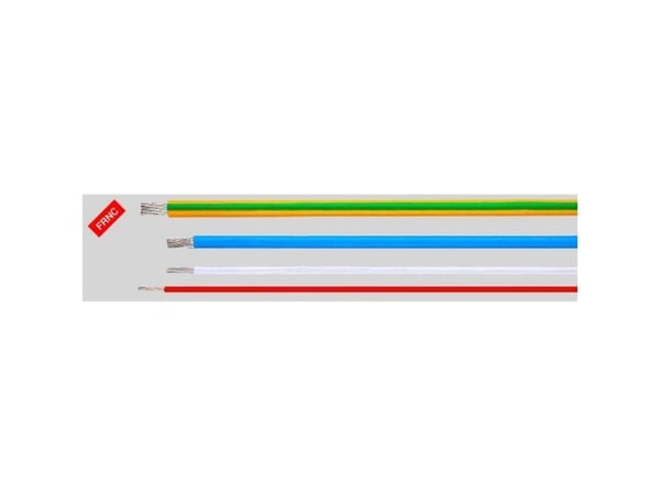 HELUKABEL 51073 Korkean lämpötilan johto HELUTHERM 145 1 x 0,25 mm² Valkoinen Meterware - Kaapeli - 1 m, Pienjännitekaapeli, Polyvinyylikloridi (PV...