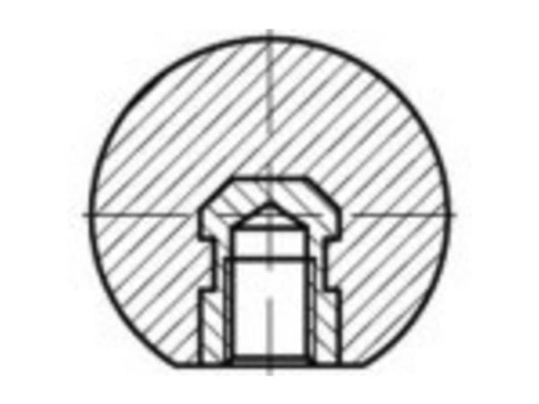 TOOLCRAFT pallonupit TO-5447583 10 kpl