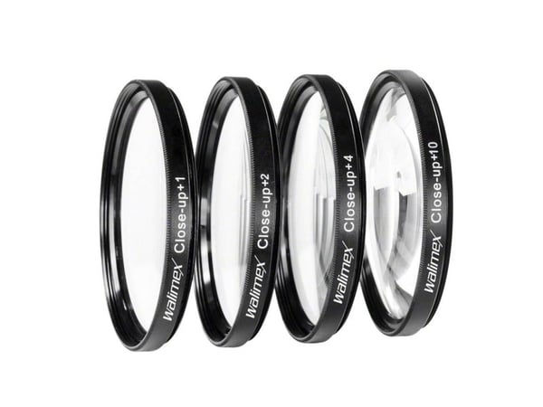 Walimex 4250234578561, Kamerasuotimen lisätarvikepakkaus, 5,5 cm, musta, Metalli, Lasi, 137 g, 94 mm