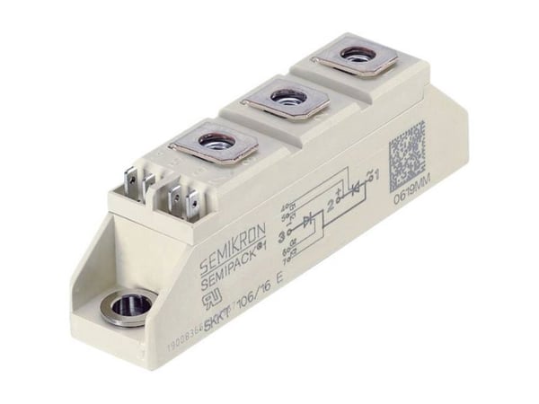 Semikron SKKT27/12E tyristori (SCR) - SEMIPACK® 1 1200 V 25 A moduuli