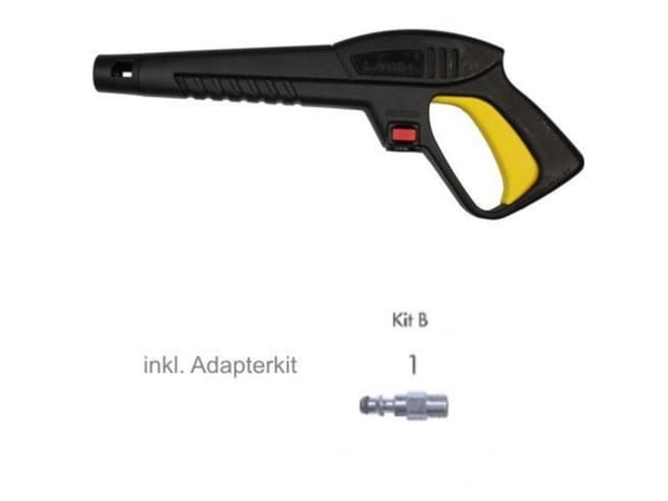LAVOR 6.001.0083, Pistol hode, Lavorwash, Svart, Gult, 1 stykker
