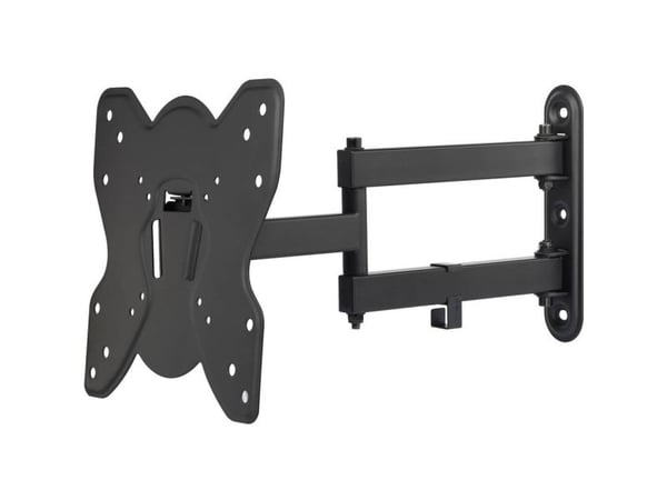 Conrad SP-5369932, 58,4 cm (23"), 106,7 cm (42"), 75 x 75 mm, 200 x 200 mm, 0 - 12°, Sort