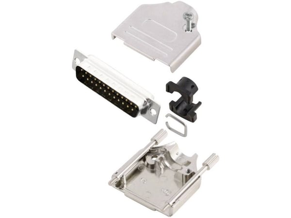 MH Connectors MHDTZK25-DB25P-K D-SUB pinnerekke-sett 180° hann, 25 loddeben 1 stk