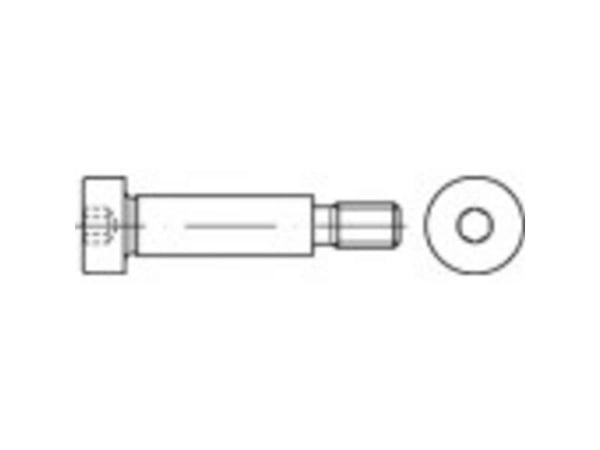 TOOLCRAFT 1067814 hevskruer M12 50 mm innvendig sekskant rustfritt stål A2 25 stk