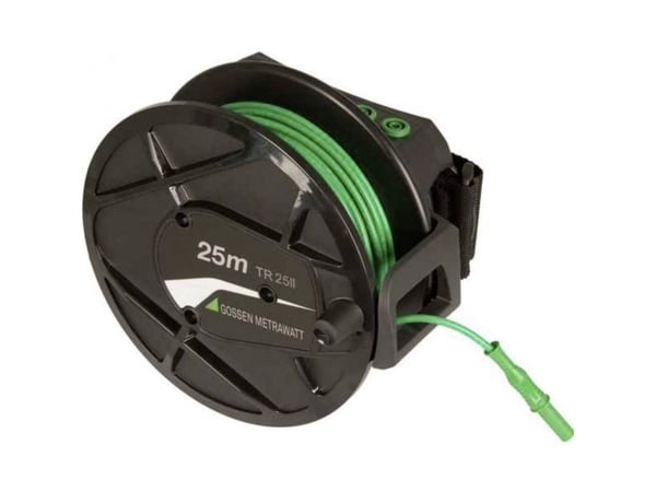 Gossen Metrawatt Z503X TR25 II kabeltrommel for lavohm- og jordingsmåling - 25 m - 1 stk (Z503X)
