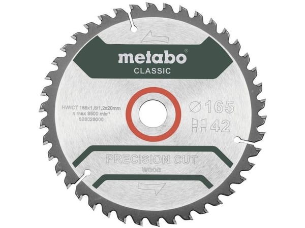 Metabo 628026000, Høy-Hastighets Stål (HHS), Tre, 16,5 cm, 2 cm, 1,8 mm, Metabo