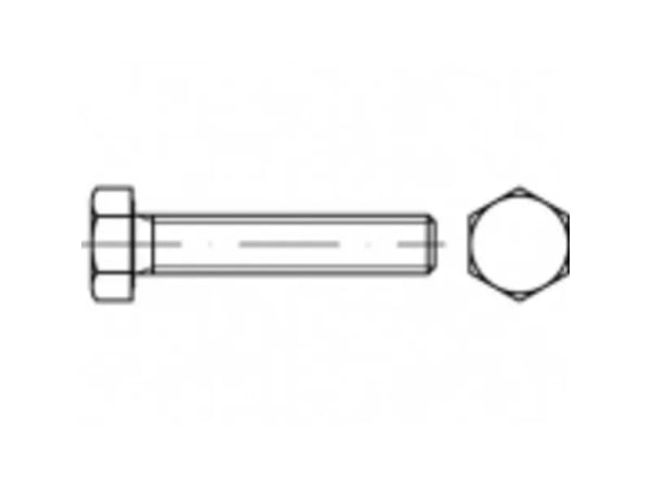 TOOLCRAFT TO-5405097 unbrakoskruer M10 35 mm, utvendig sekskant (100 stk.)