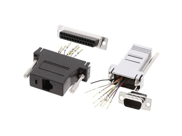 MH Connectors DA25-PMJ8-K-RC D-SUB-adapter D-SUB-stik 25-pol. - RJ45-tilslutning 1 stk