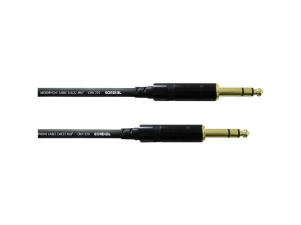 Cordial CFM 6 VV, 6.35mm, Hankjønn, 6.35mm, Hankjønn, 6 m, Sort