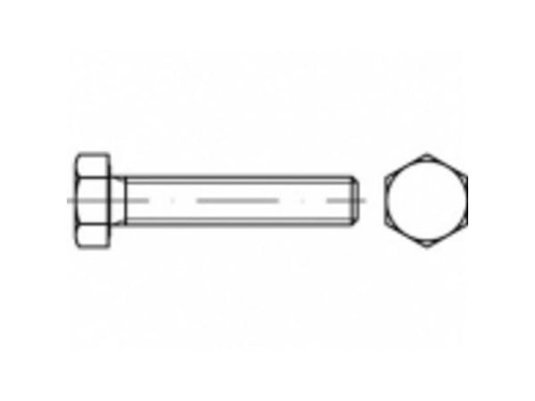 TOOLCRAFT unbrakoskruer M20 45 mm utvendig sekskant, 25 stk
