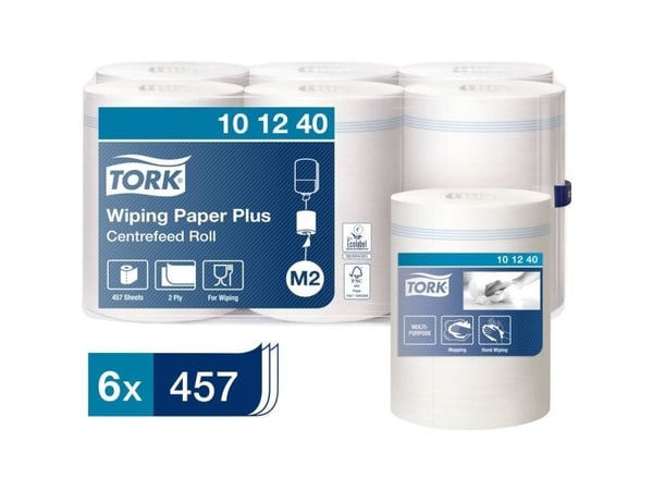 Tork 101240, Papir, Hvit, 570 mm, 380 mm, 215 mm, 8 kg