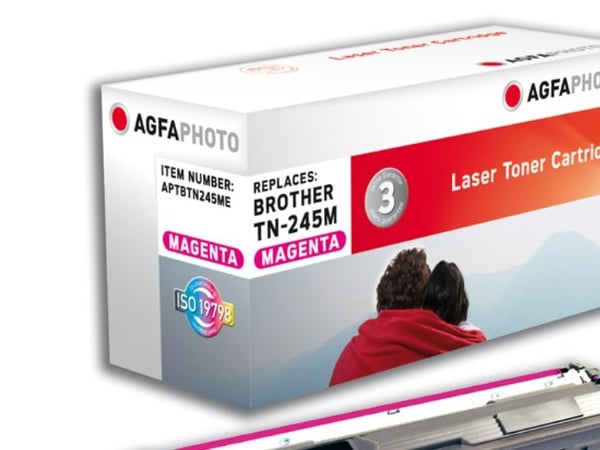 AgfaPhoto - Magenta - kompatibel - tonerpatron (alternativ for: Brother TN245M) - for Brother DCP-9015CDW, DCP-9020CDN, DCP-9020CDW, HL-3150CDW, MF...