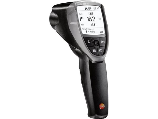Testo 835-T1, 193 mm, 166 mm, 63 mm, 514 g, Svart, Grå, °C