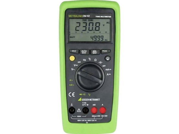 Gossen Metrawatt M197A digital håndmultimeter CAT III 600 V, CAT IV 300 V (display): 6600