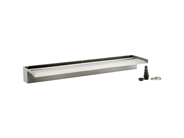 Oase 70773 Waterfall XL 90 vattenfall i rostfritt stål (L x B x H) 200 x 900 x 100 mm 1 st