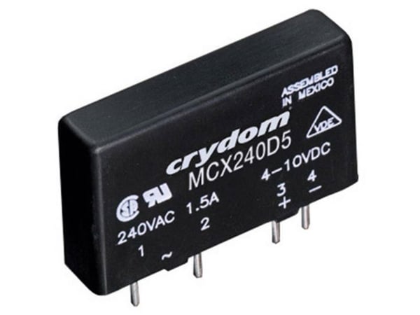 Crydom halvlederrelé MCX480D5 5 A koblingsspenning (maks.): 660 V/AC, veksel ved nullspenning, 1 stk
