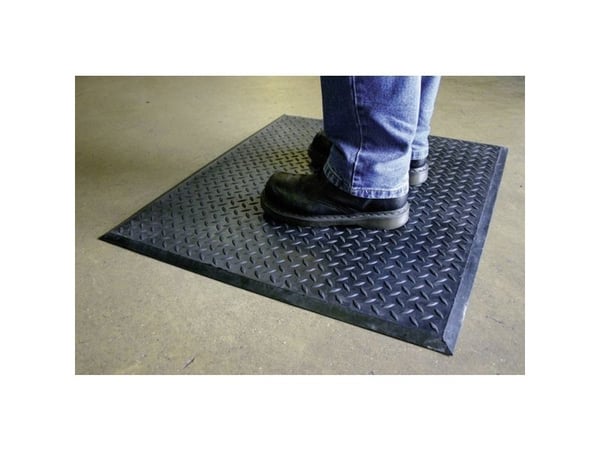 COBA CL010004 Comfort lok mattor för arbetsplats (L x B x H) 700 x 800 x 12 mm svart