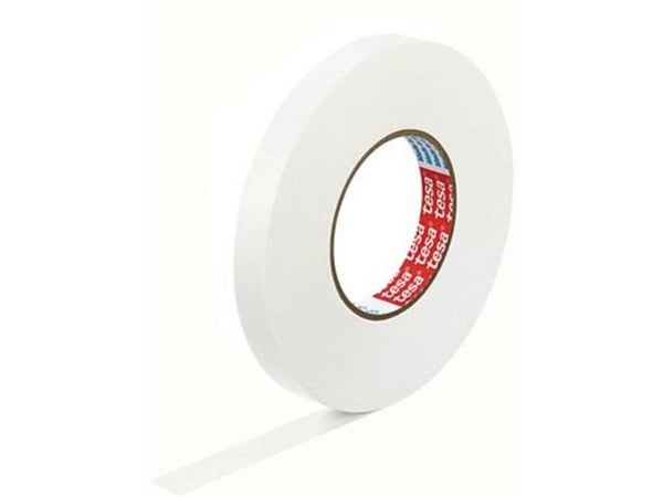 tesa vevteip, 19 mm x 50 m, hvit værbestandig, rivesikker (kan rives for hånd) (57230-00001-01)