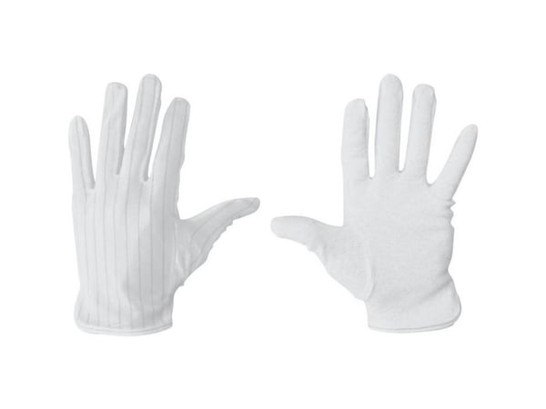 BJZ C-199-2814-XL, Isolerende hansker, Hvit, XL, Voksen, Unisex, Beskyttelse mot elektrostatisk utladning (ESD)