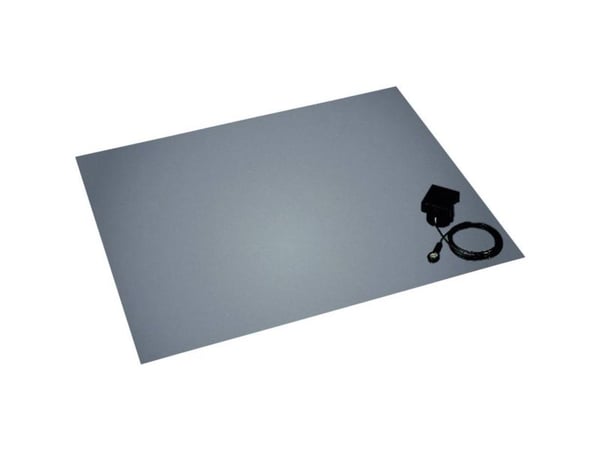 BJZ C-211 152 10.3 ESD-lattiamittaussarja platinanharmaa (L x S x K) 1500 x 1200 x 3,5 mm sis. maadoituspistokkeen