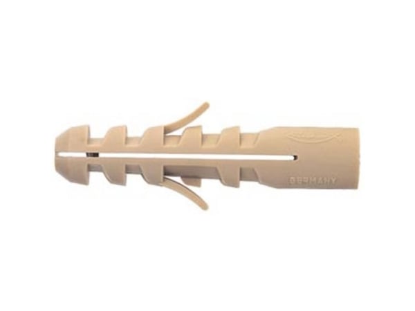 Fischer M 6 S, Väggplugg, Betong, Plast, Beige, M6, 40 mm