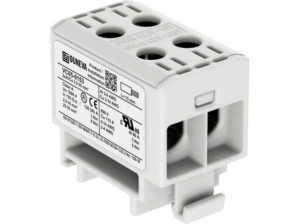 Ouneva Group VC05-0153 Fordelerblok Grå 1 stk 1 stk