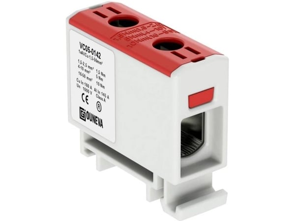 Ouneva Group VC05-0142 Fordelerblok Rød 1 stk 1 stk