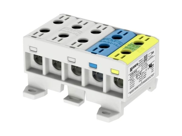 OTL isoleret universal klemme alumiini/kobber 5*(2,5-35) mm2 grå grå