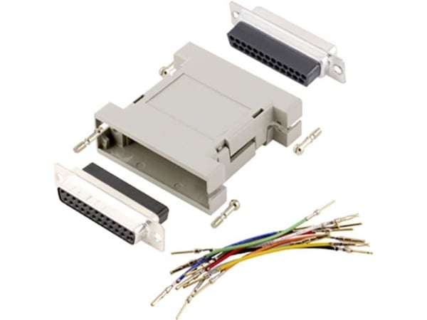 encitech GA-1515-MM-LG-K D-SUB-adapter D-SUB-plugg 15-polet - D-SUB-plugg 15-polet, 1 stk