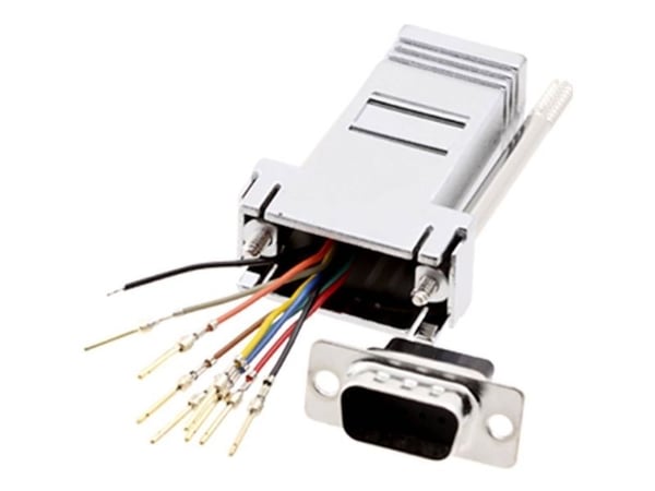 encitech DA15-SMJ8-M-K-RC D-SUB-adapter D-SUB-kontakt 15-pins til RJ45-tilkoblinger 8p8c, 1 stk