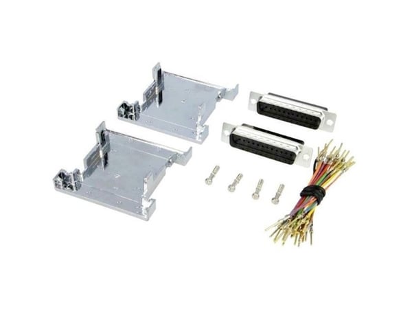 encitech GA-1515-MF-LG-K D-SUB-adapter D-SUB-plugg 15-pols - D-SUB-hunstik 15-pols 1 stk