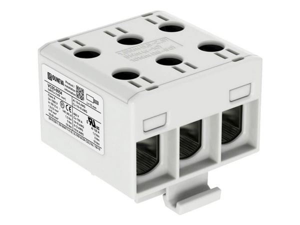 OTL-isoleret universal klemme aluminium/kobber 3*(1,5-50) mm2 grå