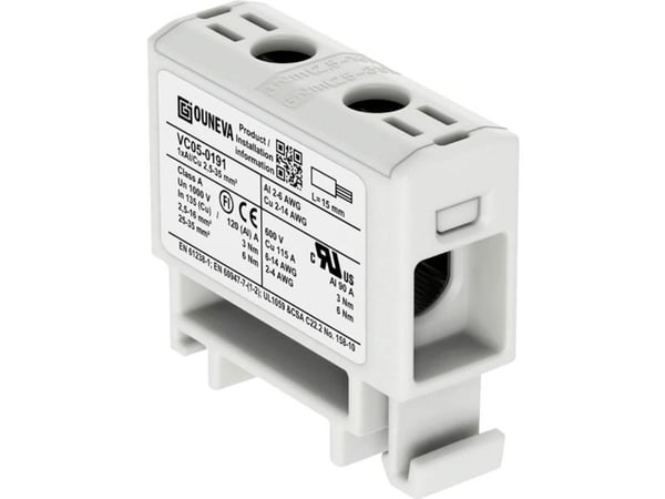 Ouneva Group VC05-0191 Fordelerblok Grå 1 stk 1 stk