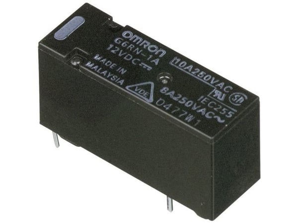 Omron G6RN-1 12DC printrelé 12 V/DC 8 A 1 vekselkontakt 1 stk