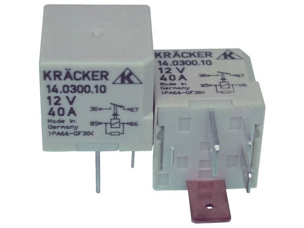 Kräcker 14.0300.10 kjøretøysrelé 12 V/DC 70 A 1 x sluttkontakt