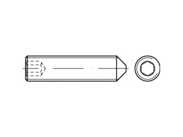TOOLCRAFT gjengekran M10 30 mm, 100 stk