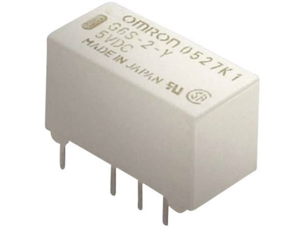 Omron G6S-2 5 VDC Tulostusrele 5 V/DC 2 A 2 x vaihtokytkin 1 kpl