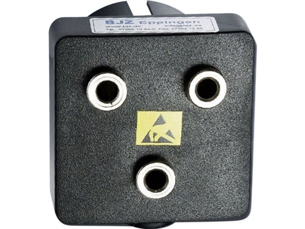 BJZ C-186 099, Pistoke, Musta, Metallinen, 4 mm, 4 mm