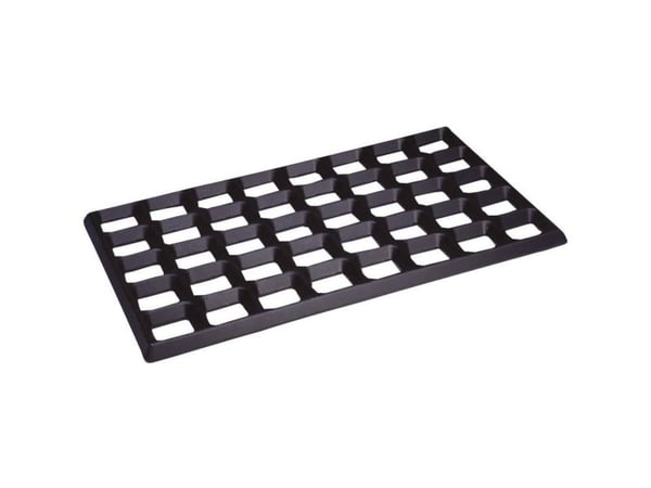 BJZ C-187 625, Sort, Gummi, 610 mm, 370 mm, 2 cm, 3,2 kg