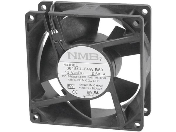 NMB Minebea 3610KL-05W-B50 aksial vifte 24 V/DC 93 m³/h (L x B x H) 92 x 92 x 25 mm