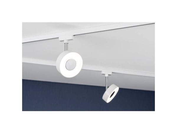 Paulmann 952.72, Spotlight på skinne, 1 ampuller, LED, 2700 K, 308 lm, Hvit