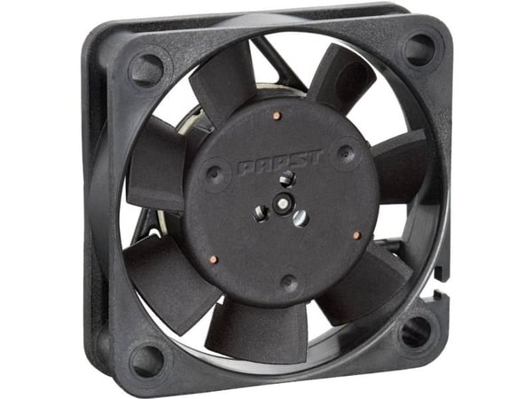 ebm-papst 412F, Vifte, 4 cm, 5400 RPM, 8 m³/t, Sort