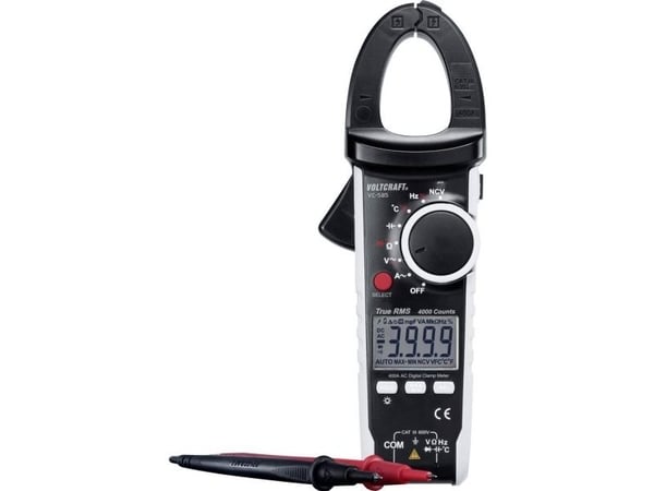 VOLTCRAFT VC585 digital strømtang CAT III 600 V visning (counts) 4000