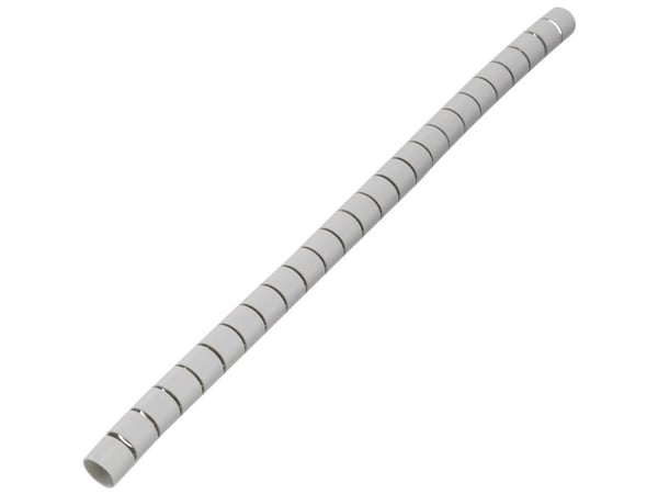 TRU COMPONENTS TC-MX-KLT15GY203 Spiraalilaippa 15 mm (max) Grå 5 m